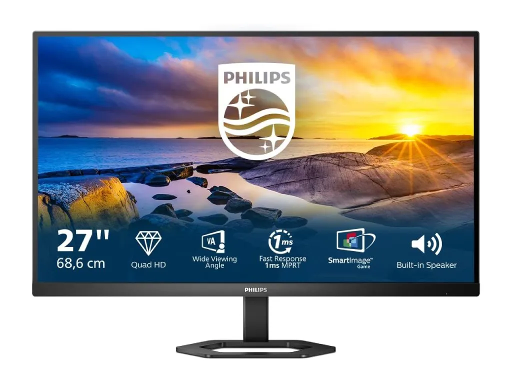 Philips Monitor PHILIPS 27E1N5500LA/00 27"/VA/2560x1440/75Hz/4ms GtG/HDMIx2,DP/pivot,visina/zvucnici/crna Slika 5